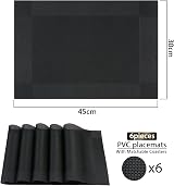 Famibay Placemats and Coaster Sets 45x30 cm 6-Piece Heat Resistant view 7
