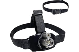 Rechargeable LED Laser Headlamp with an Adjustable Waist Belt, for Sensorimotor Control Testing and Physical Therapy