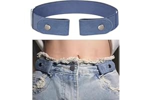 No-Buckle Stretch Invisible Belt for Men and Women – Elastic Belt for Jeans and Pants