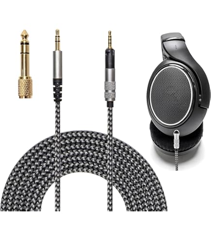 【美品】ゼンハイザーHD598 & HD5X8-CABLE Amazon.com: NewFantasia Replacement Audio Upgrade Cable
