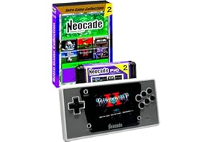 NEOCADE Retro Handheld Game Mega Drive Console for Sega Genesis, Cartridge Built-in 12 MD Games, 18 Built-in Licensed PIKO Classical Games Portable 3.5” LCD Hand Held Console Support HDMI Output