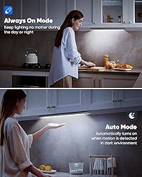 5-Pack Under Cabinet Lighting, Upgraded 2500mAh