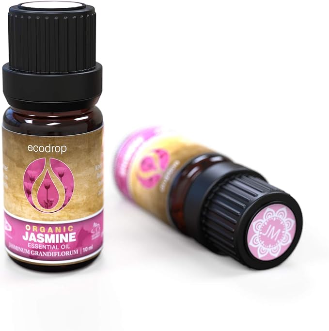 Jasmine Essential Oil, Certified Organic, 100 Pure, Best Therapeutic