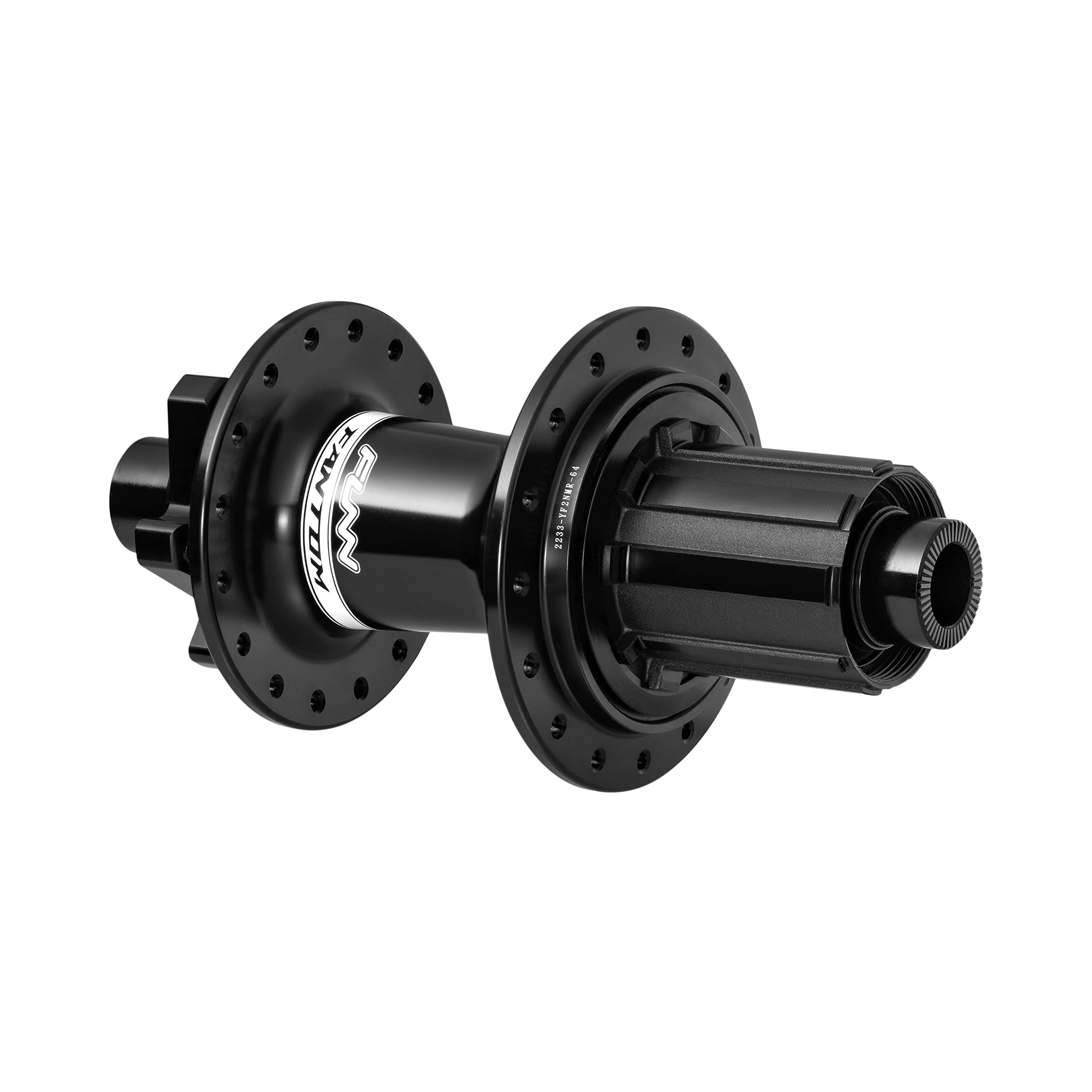 Funn Fantom Mountain Bike Rear Hub, Rear Bicycle Wheel Hub Compatible with HG Cassette Body, 9-11 Speed, 102T Engagement Points, 32 Spoke Holes, Convertible Black Hubs (12x148 mm)