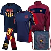 Icon Sports Pro League Ultimate Fan Pack – Officially Licensed 5-Piece Soccer Merch - Shirt, Jersey, Jacket, Scarf, Bag