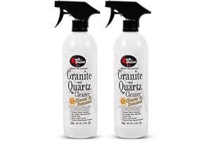 Rock Doctor Granite & Quartz Cleaner Spray 24 oz.Can, Cleans Tile, Marble, Kitchen Countertop, and Natural Stone Surfaces, Streak-Free Shine Pack of 2