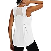 TACVASEN Women's Workout Tops Lightweight Racerback Sleeveless Breathable Shirts Athletic Running Yoga Gym Tanks for Women
