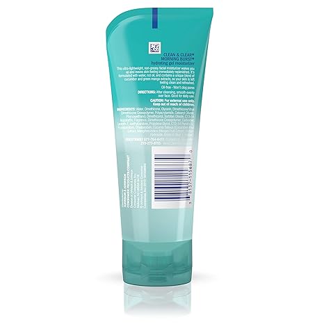 clean and clear gel moisturizer