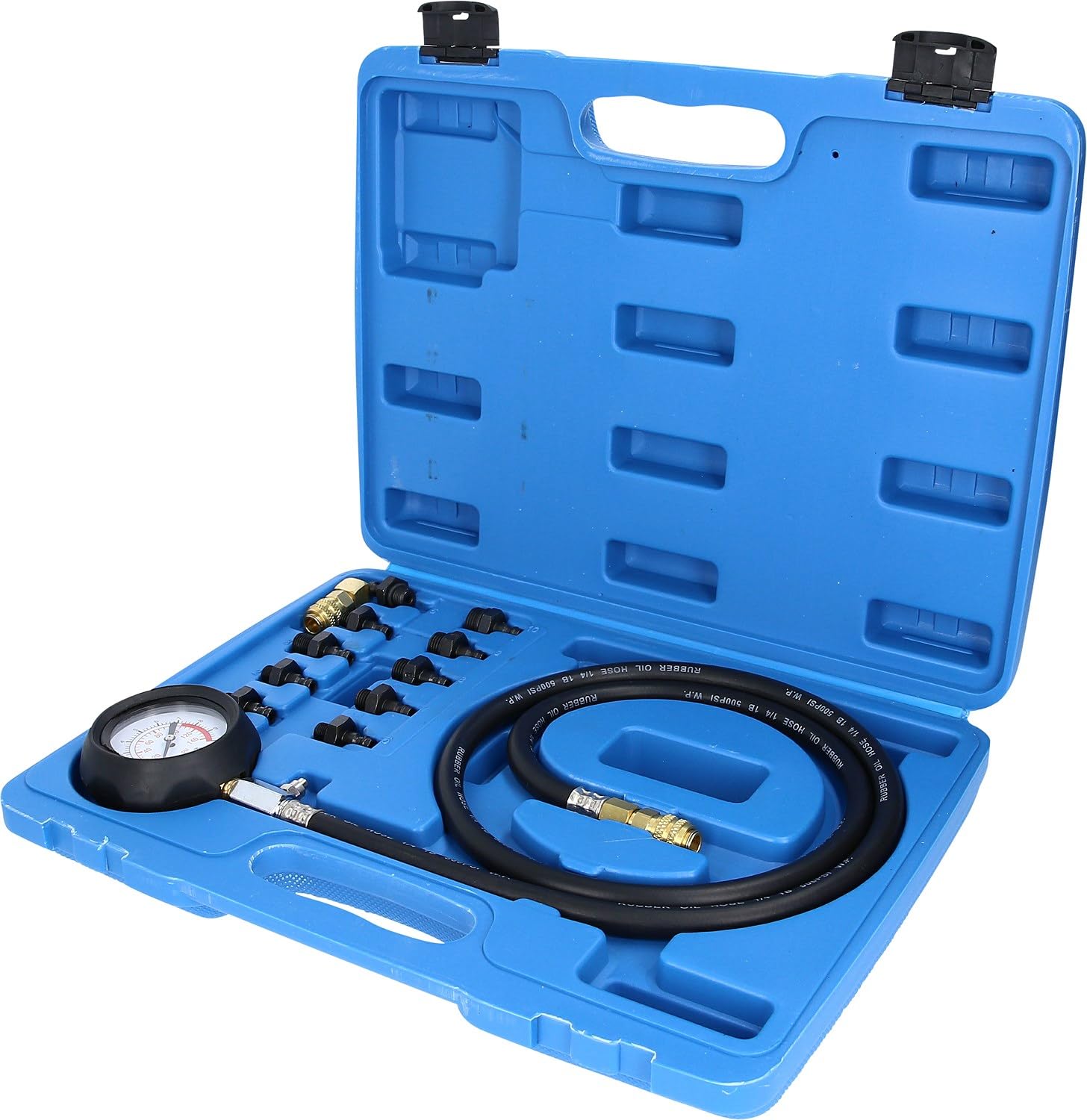 BRILLIANT TOOLS BT581450 Oil Pressure Tester Set | 12 Pieces [Powered by KS Tools]