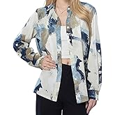 Women's Button Down Shirts Long Sleeve Dress Shirts Wrinkle Free Blouses Work Office Causal Tops