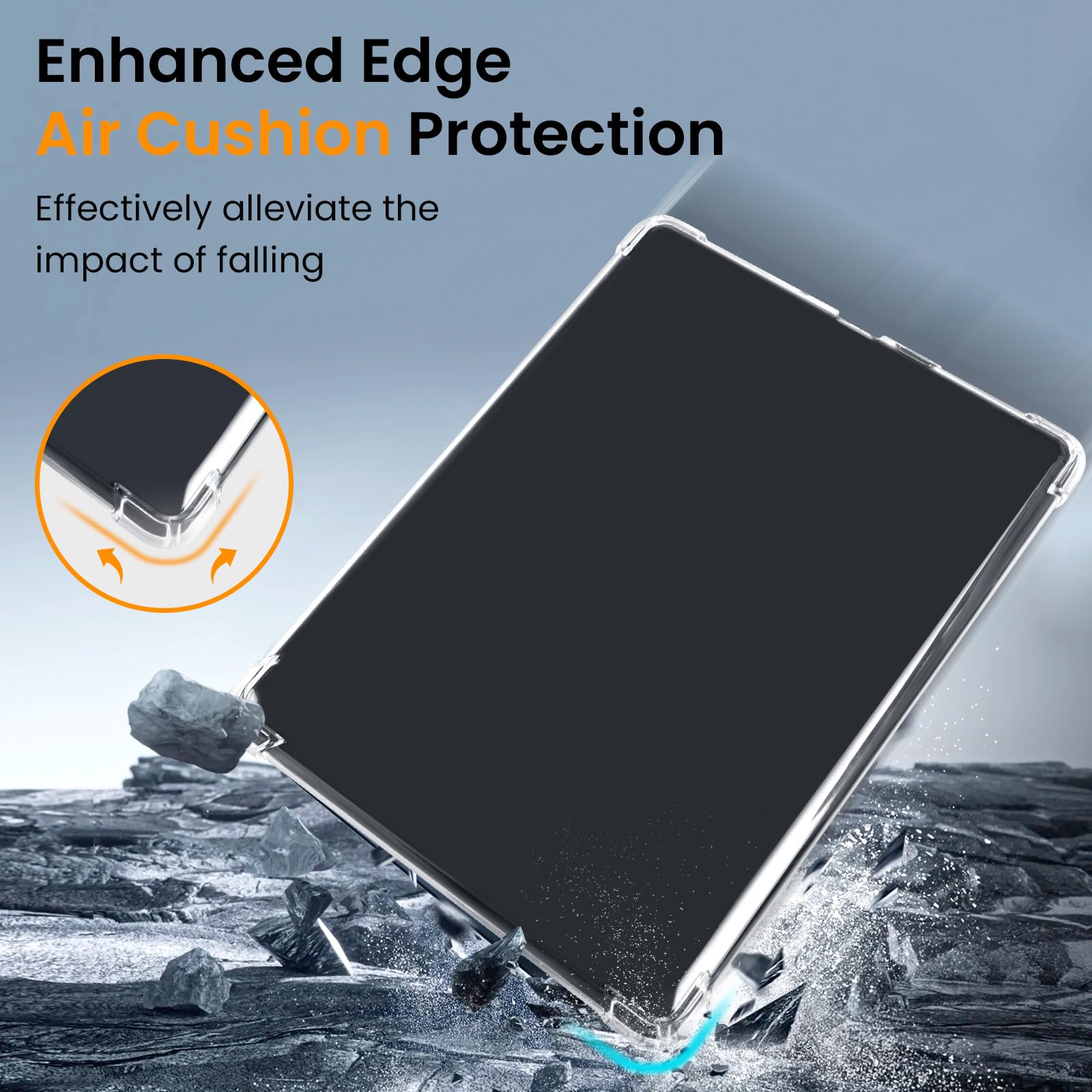 4 in 1 Clear Case with 2 Screen Protector and 50 Sticker for Kindle Paperwhite 12th Gen 2024 (7