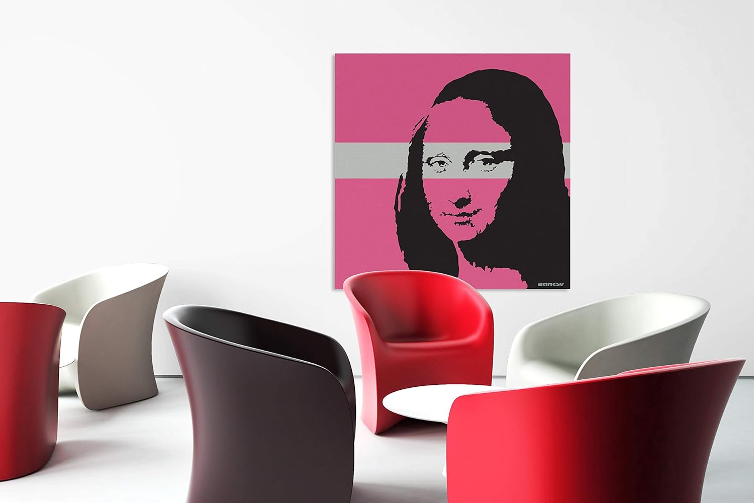 Decords Banksy Mona Lisa ist Pop Art Leinwand - Wand Da Vinci Graffiti