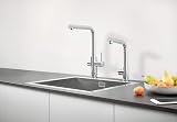 GROHE Blue Professional Duo Kitchen Mixer Tap Filtered Chilled Sparkling Water view 3