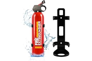 ZYTONGMAO Small Fire Extinguisher for Home, 1 Pack 620ml Portable Fire Extinguisher for Vehicle, Car, RV, Kitchen, Stay Life Safe Water-Based Automotive Fire Extinguisher with Wall Mounts (1Pcs)