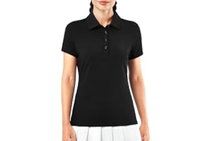 ISEEGZ Women's Golf Shirt Short Long Sleeve Polo Shirts Lightweight Quick-Dry Workout Daily Work Shirts Tops for Women