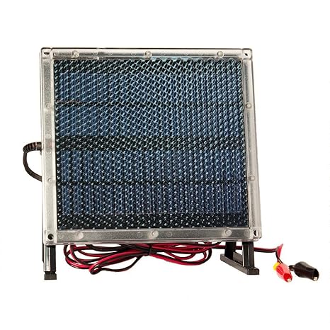 12 Volt Solar Panel Charger For 12v 8ah Big Game Feeder Battery