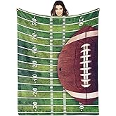 Football Blanket Soft Warm Throw Blanket for Couch Lightweight Cozy Bed Blankets & Throws for Living Room Decor Gifts for Kids 50"x40"