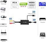uhddadi RCA to HDMI Converter AV to HDMI Adapter 1080P PS2 PS3 DVD view 2