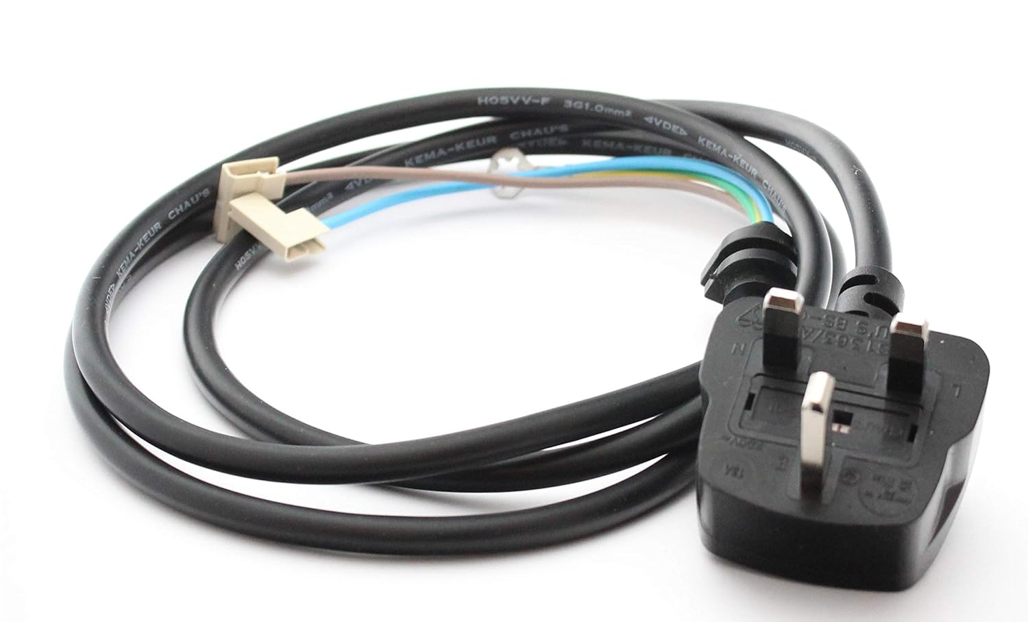 KitchenAid 5qt Bowl Lift Stand Mixer Power Cord Mains Lead in Black with UK Plug Amazon.co.uk