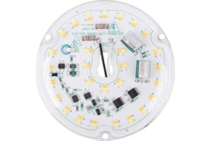 SATZOL 4" 18W Color Changeable Ceiling Fan LED Light Replacement, 120V 90Ra 1800LM 3000K 4500K 6000K CCT Adjustable Ceiling Fan Light Kit, Dimmable LED Retrofit Kit for Flush Mount Ceiling Lights