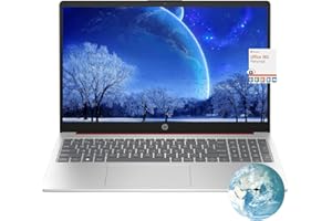 HP Flagship 15.6 HD Laptop Computer, Intel Quad-Core Pentium N200 (Beat i5-8250U), 16GB RAM, 128GB SSD, WiFi, Webcam, Fast Ch
