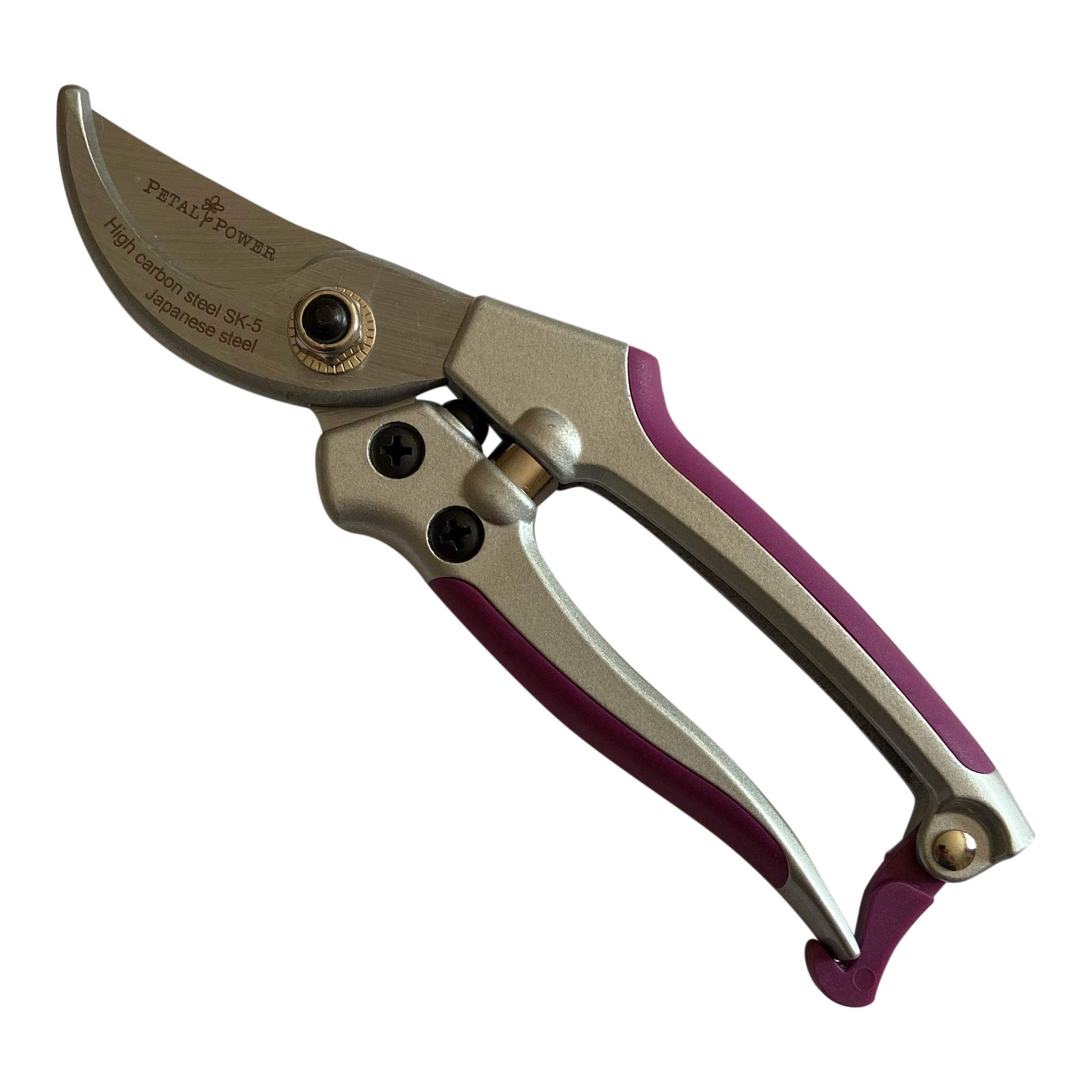 Ladies Garden Secateurs - Lightweight Super-Strong Pruners - 7" for Small Hands & 8" for Medium - Large Hands - Perfect ladies Gardening Gift - (7", Purple) — image 1