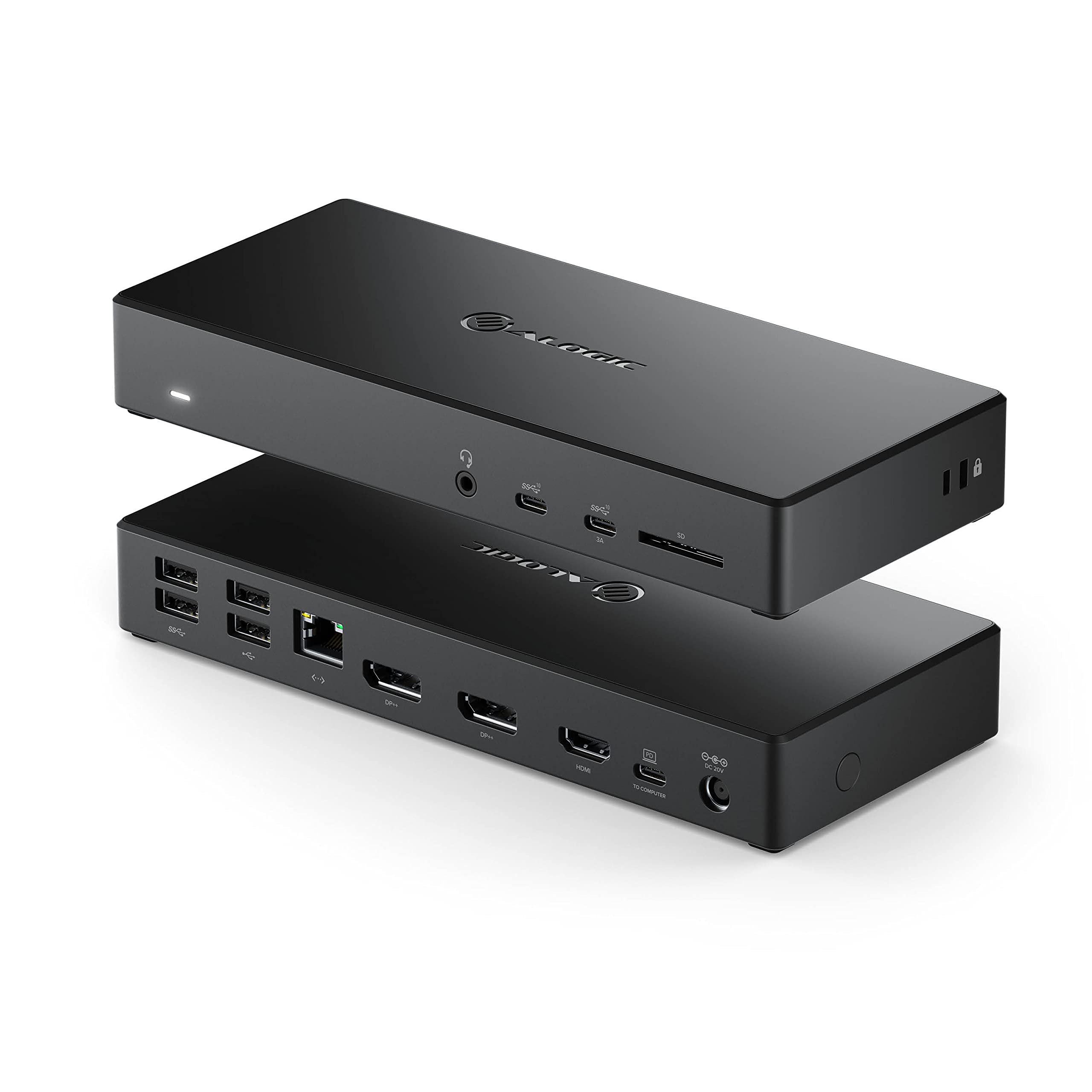 ALOGIC MA3 - Triple Display Docking Station, USB-C Dock with 100W Power Delivery, Black
