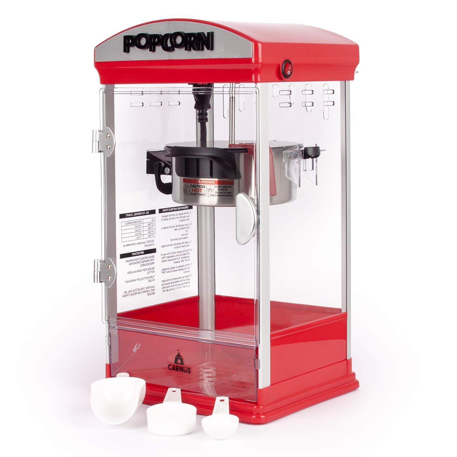 Máquina de palomitas de maíz Carnus Home | Características ...