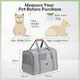 Morpilot Cat Transport Box Large Cats up to 7 kg Foldable Shell Safety Zips view 5