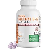 Bronson Methyl B12 5000 mcg Methylcobalamin Sublingual, 120 Lozenges | Fast Dissolve Cherry Flavor, Energy, Brain &amp; Nervous System Support, Vegan, Non-GMO, Gluten-Free &amp; Soy-Free