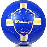 Runleaps Futsal Ball,Futsal Soccer Ball,Great for Indoor or Outdoor,Low Bounce Size 4 for Training,Playing,Games