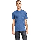 Next Level Men's Sueded Crew L HTHR COOL BLUE
