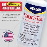 Beacon Fabri-Tac 59ml Clear Fabric Adhesive Glue - Quick Drying & Strong view 6