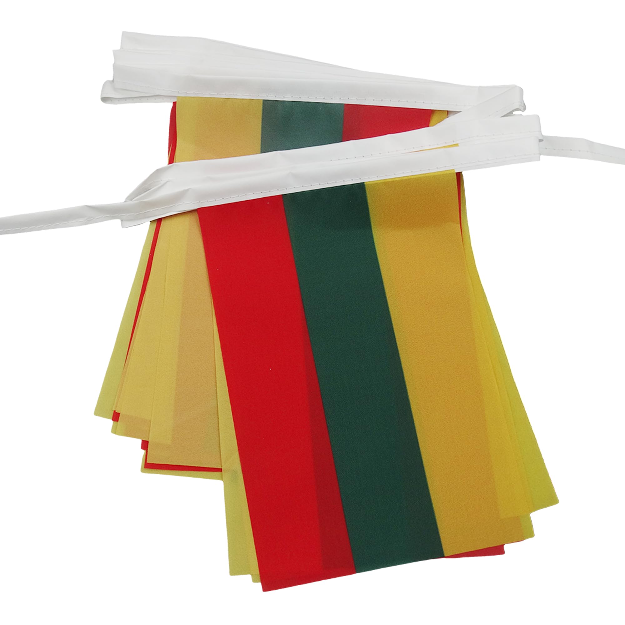AZ FLAG - Lithuania Bunting Flag - 40 Ft Garland with 20 Lithuanian Flags 18'' x 12'' - 100% Polyester String Pennant - 12 meters