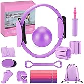 VIOXIA Pilates Kit for Home Workouts – Pilates Equipment Set with Ring, Ball, Resistance Bands, Pilates Accessories, Pilates Essentials Kit for Women, Pilates Sets for Home Exercise