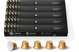Nespresso Capsules Original, Caramello, Medium Roast Espresso Coffee, 50 Count Espresso Coffee Pods