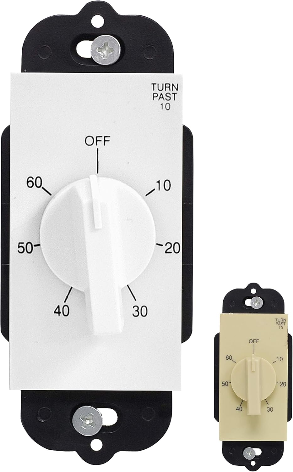 GE inWall Mechanical Countdown Timer Switch, Spring Wound, No Neutral Wire Needed, Up to 60