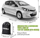Favoto Hatchback Car Cover 145-157 in Waterproof 5-Layer with Right Side Zipper view 6