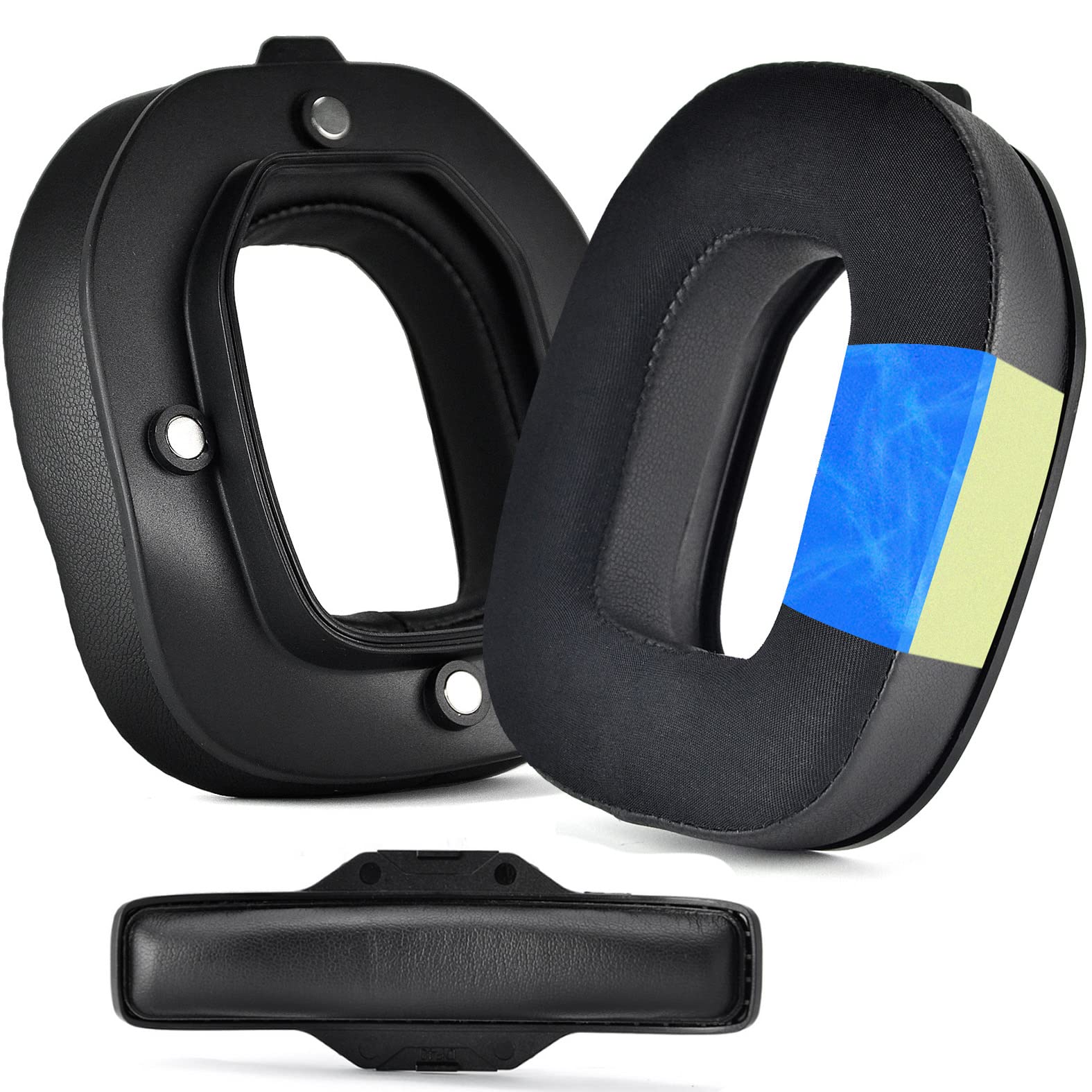 XBERSTAR Cooling Gel earpads Astro A40 TR Replacement Ear Pads Cushions for Astro A40TR Headphones (Cooling Gel earpads+Leather Headband)