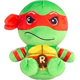 Club Mocchi-Mocchi- Teenage Mutant Ninja Turtles Plush - TMNT Raphael Plushie - Ninja Turtle Stuffed Animal Toys and Room Decor - Plush Collectible TMNT Figures - 6 inch