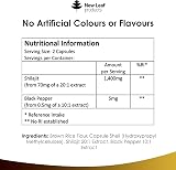 New Leaf Shilajit Capsules 1400mg 60% Fulvic Acid 120 Caps UK Made view 6