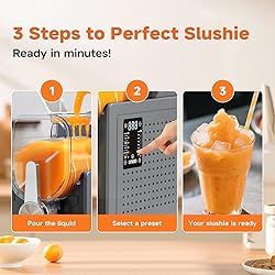 SYINTAO Slushie Machine for Home, Soft Serve Ice