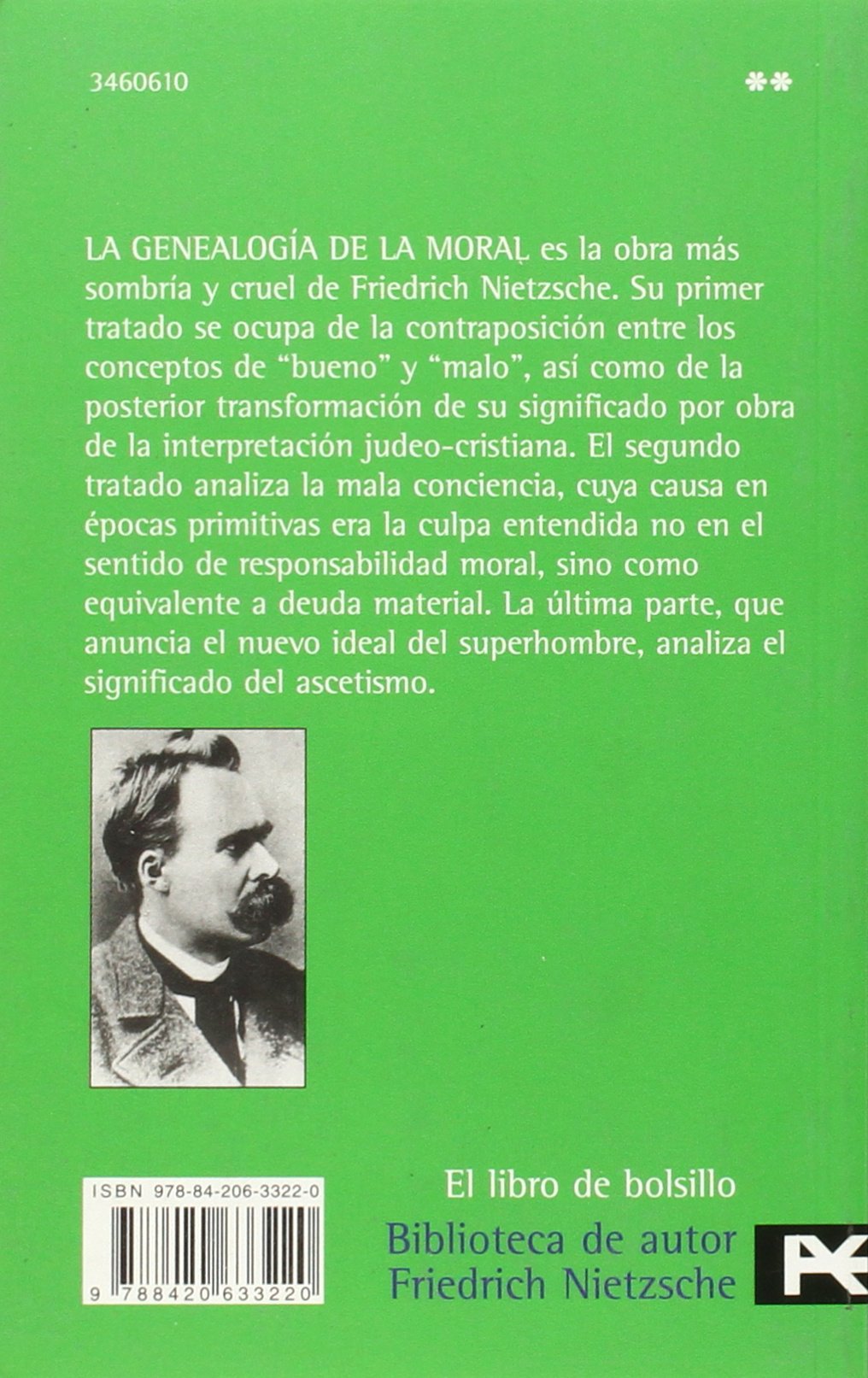 La Genealogia De La Moral El Libro De Bolsillo Bibliotecas De Autor Biblioteca Nietzsche Friedrich Wilhelm Nietzsche Friedrich Nietzsche Nietzsche Friedrich 9788420633220 Amazon Com Books