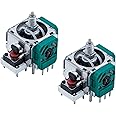 Mcbazel 2 Pack Controller 3D Analog Joystick Thumb Sticks Replacement Repair Parts for Xbox One Elite 2