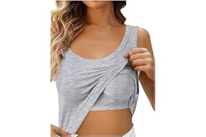Women Camisoles with Built-in Bra Yoga Workout Tank Top with Shelf Bra Casual Fitted Padded Cami Shirt Sleep Loungewear