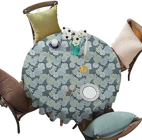 Manteles de pintura suculenta, diseño abstracto de flores de cactus en