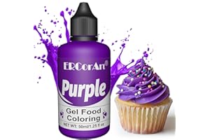 Gel Food Colouring - 50ml Paste Food Coloring, Vibrant Food Dye for Slime, Tasteless Concentrated Food Colouring Gel for Baki