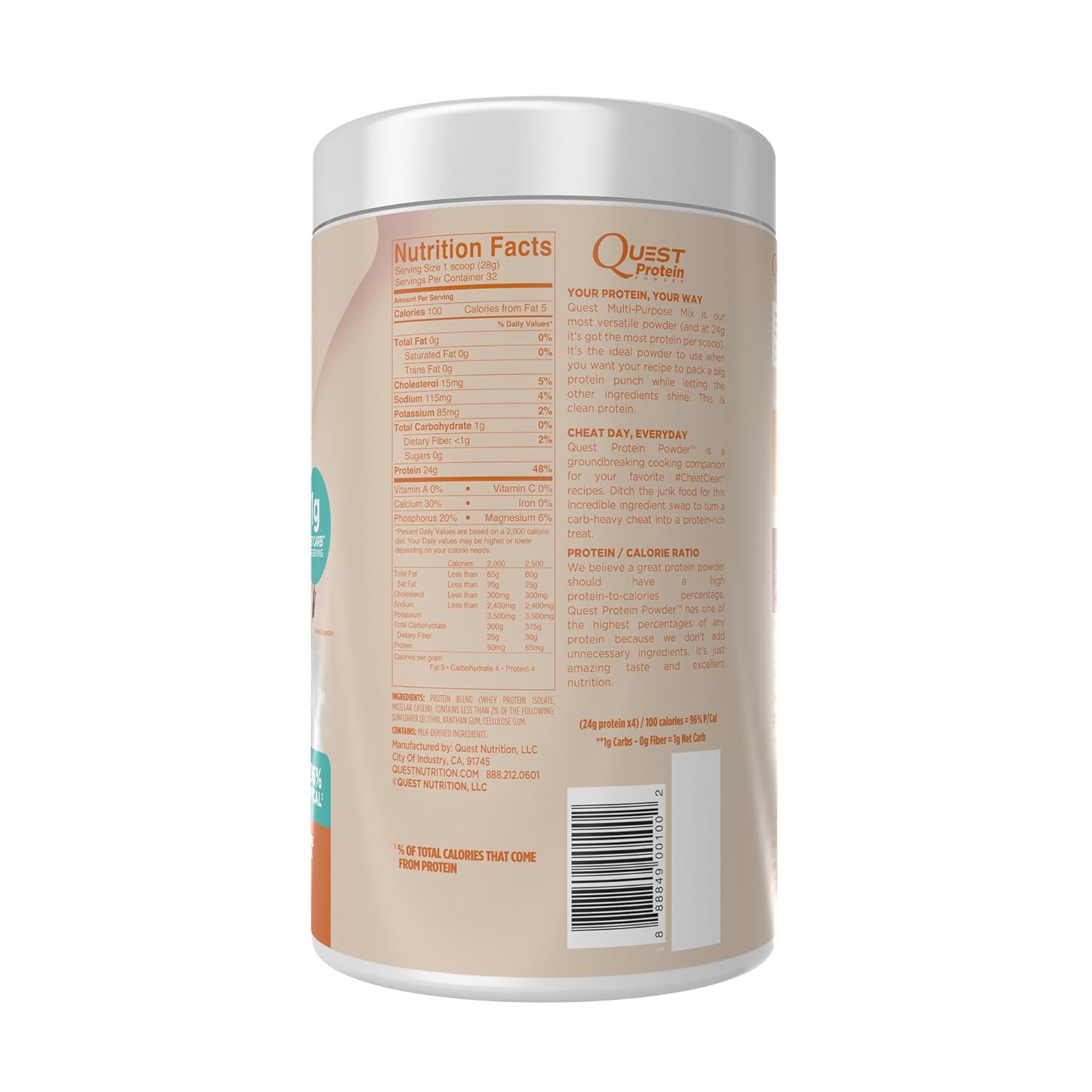 Quest Nutrition Protein Powder Multi Purpose Mix Runners High Nutrition