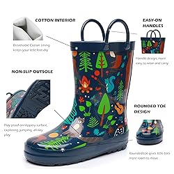 WTW Toddler and Kids Rain Boots Unisex-Child
