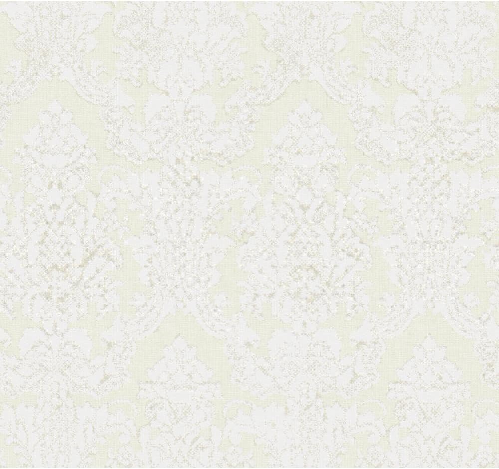Aged Elegance Grey Garden Wallpaper Color Snow White Tan Off White Metallic Amazon Co Uk Kitchen Home